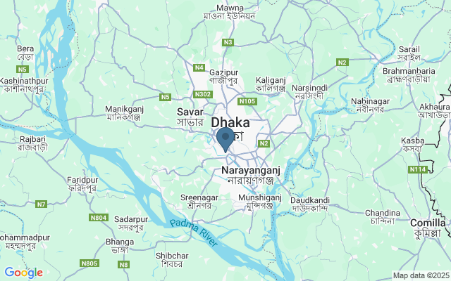 Kaart met locatie Chowk Bazaar